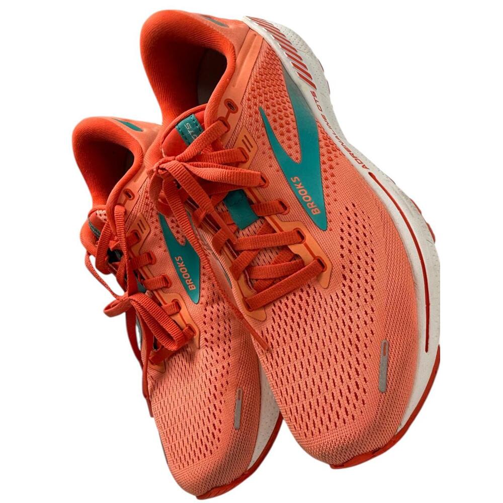BROOKS Adrenaline GTS 22 Women's Trainers Running Shoes Orange Size 9 - Picture 3 of 15